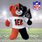 NFL 8.5'' Two-Color Plush Bear - Bengals - Plush Gifts - Santa Shop Gifts
