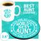 Best Aunt Coaster - Aunt Gifts - Santa Shop Gifts