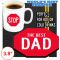 Best Dad Coaster - Dad Gifts - Santa Shop Gifts