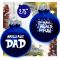 Dad Glitter Ornament - Dad Gifts - Santa Shop Gifts