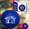 Blue Nativity Ornament - Christian Gifts - Santa Shop Gifts
