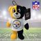 NFL 8.5'' Two-Color Plush Bear - Steelers - Sports Team Logo Gifts - Santa Shop Gifts