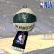 NBA 4'' Vinyl Basketball - Bucks - Sports Team Logo Gifts - Santa Shop Gifts